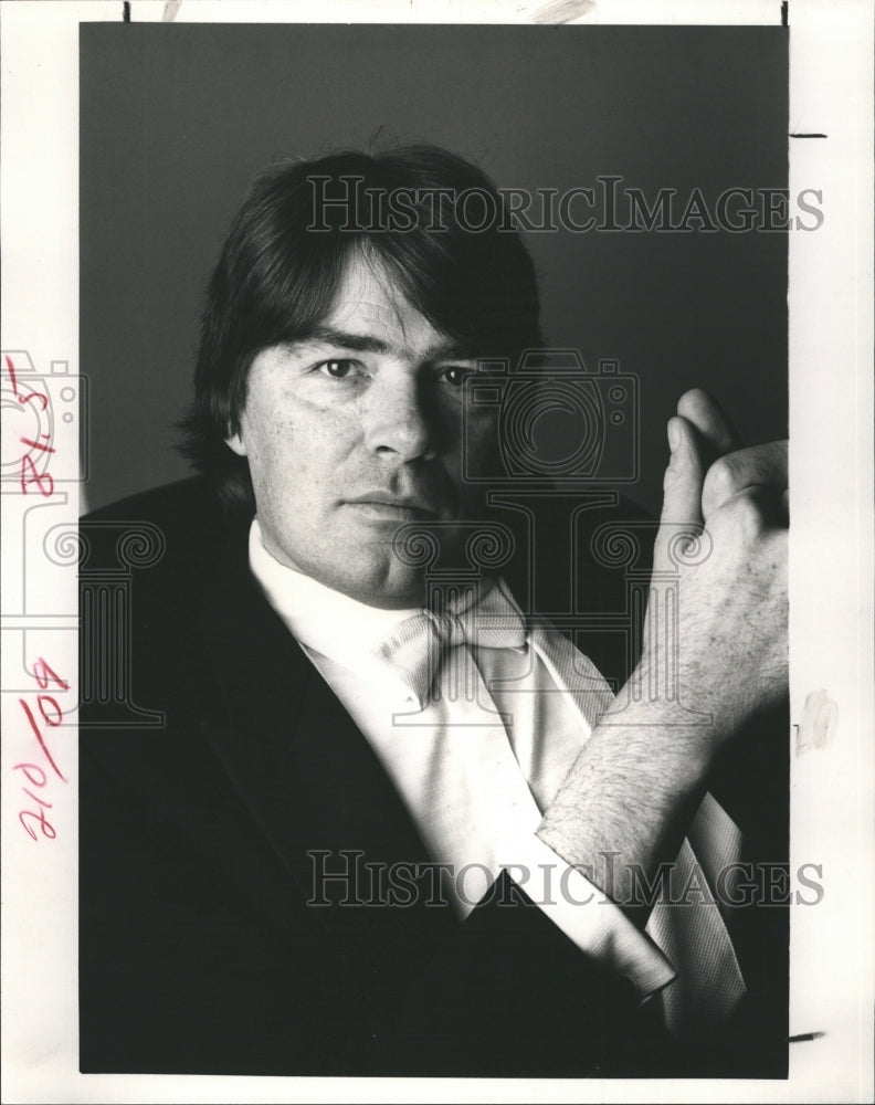 1985 Conductor Jeffrey Tate Music Symphony Orchestra - Historic Images