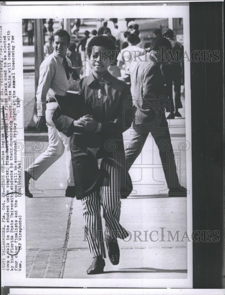 1969 Regina McLin Homecoming Queen Contestant Florida State - Historic Images