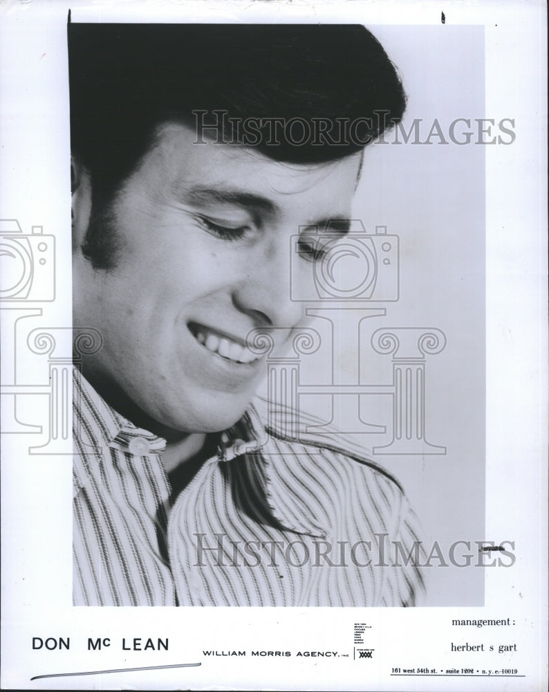 1969 Don McLean Singer Songwriter Folk Rock American Pie - Historic Images