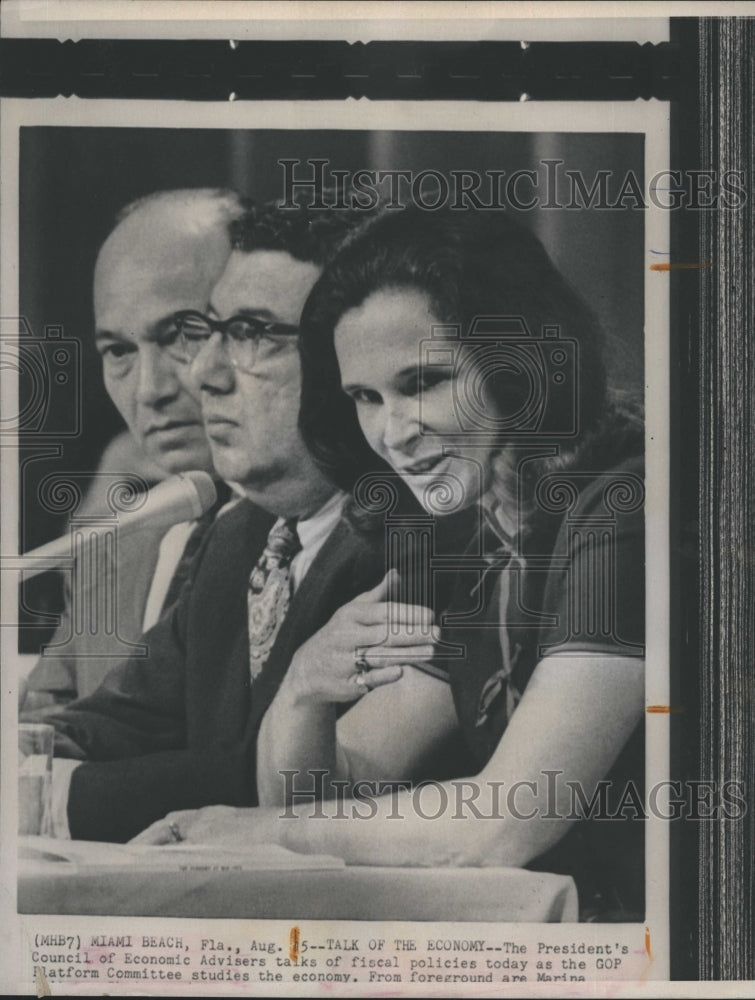 Press Photo President's Council Economic Advisers Marina Whitman - Historic Images