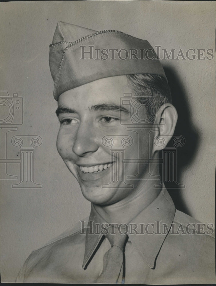 1945 Johnny Whitman Private US Army Home For Visit - Historic Images