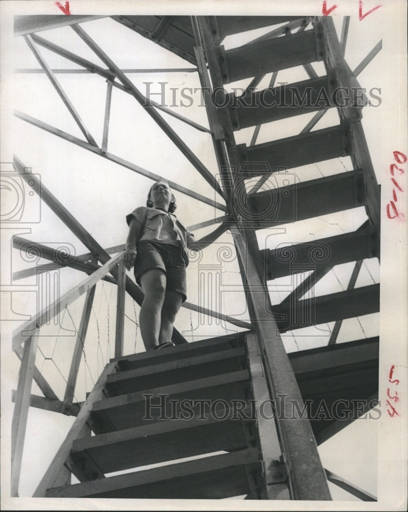 1967 Beverly Whitstine Florida Forest Service Watch Tower - Historic Images