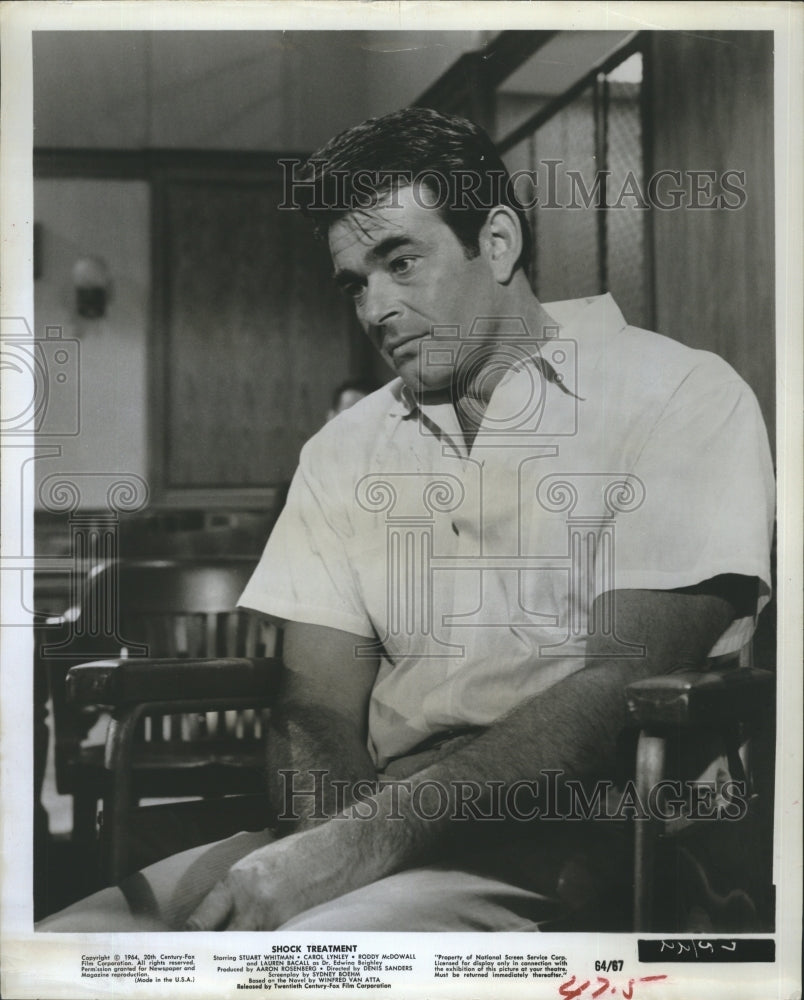 1964 Actor Stuart Whitman stars in Shock Treatment. - Historic Images