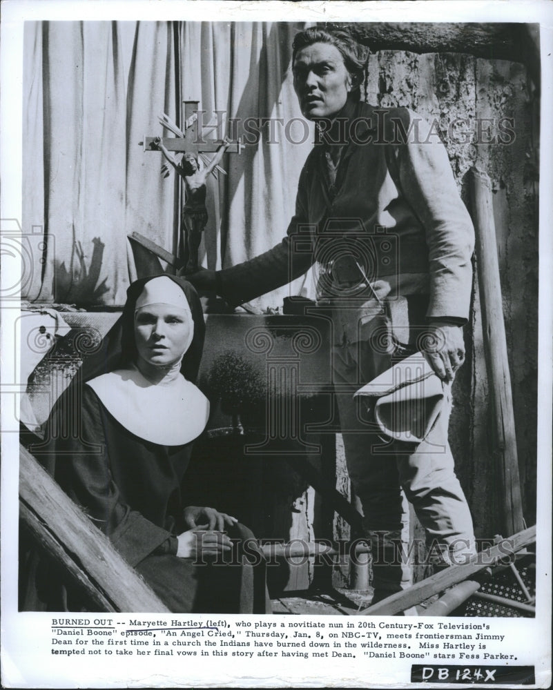 1970 Actress Mariette Hartley &quot;Daniel Boone&quot; Western Nun Sister - Historic Images