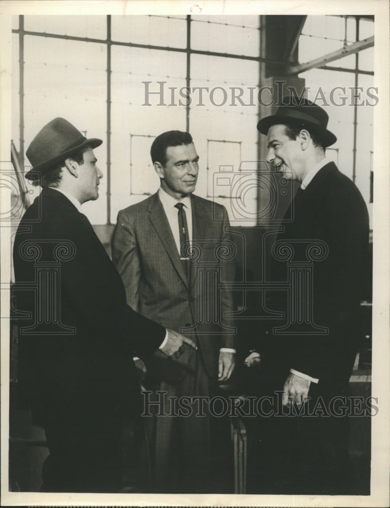 1961 Actor Stephen McNally as journalist in Target. - Historic Images