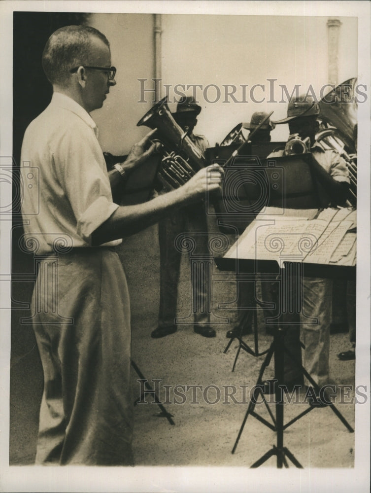 1958 James h. Mcgillivray band leader. - Historic Images