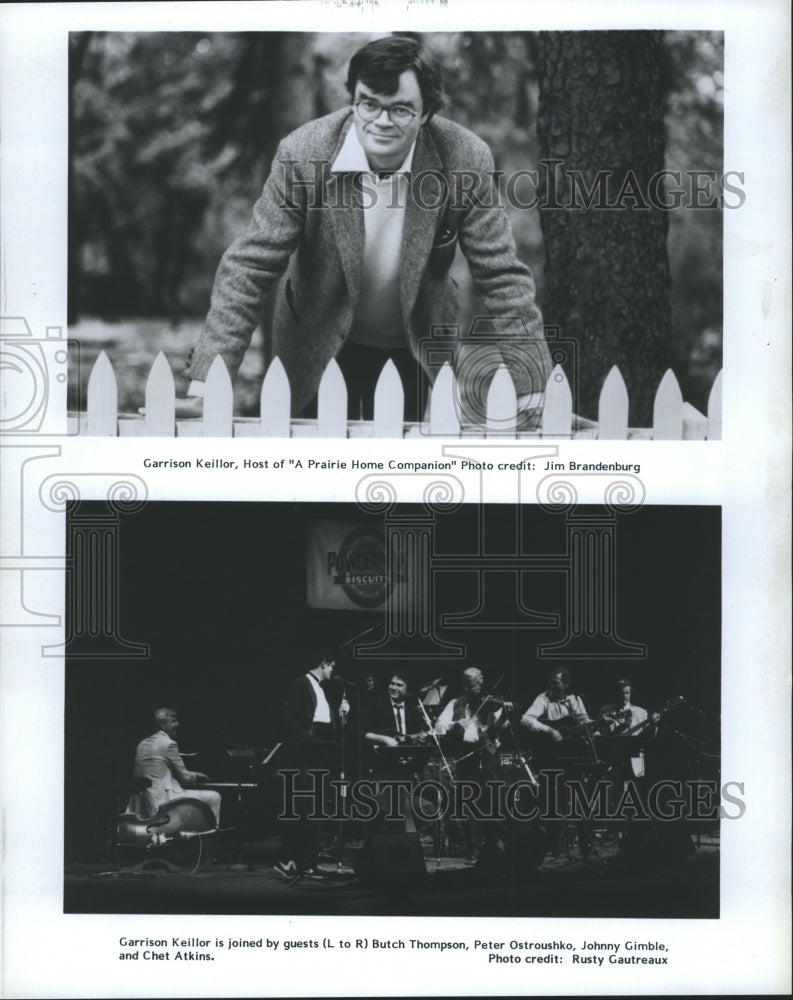 1988 Press Photo Garrison Keillor  American author, storyteller, humoris. - Historic Images