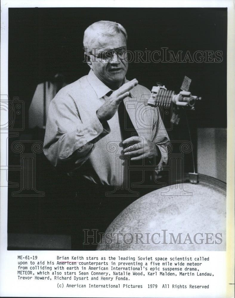 1979 Brian Keith Actor METEOR - Historic Images