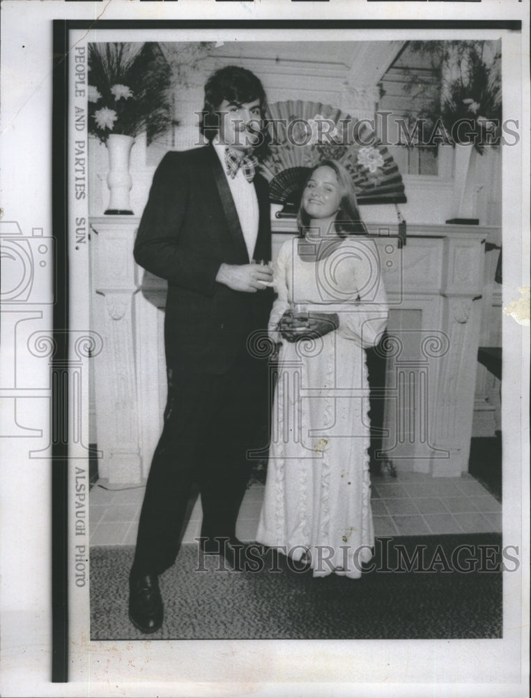 1974 Martin and Ellen Coolidge at Annual Fine Arts Ball. - Historic Images