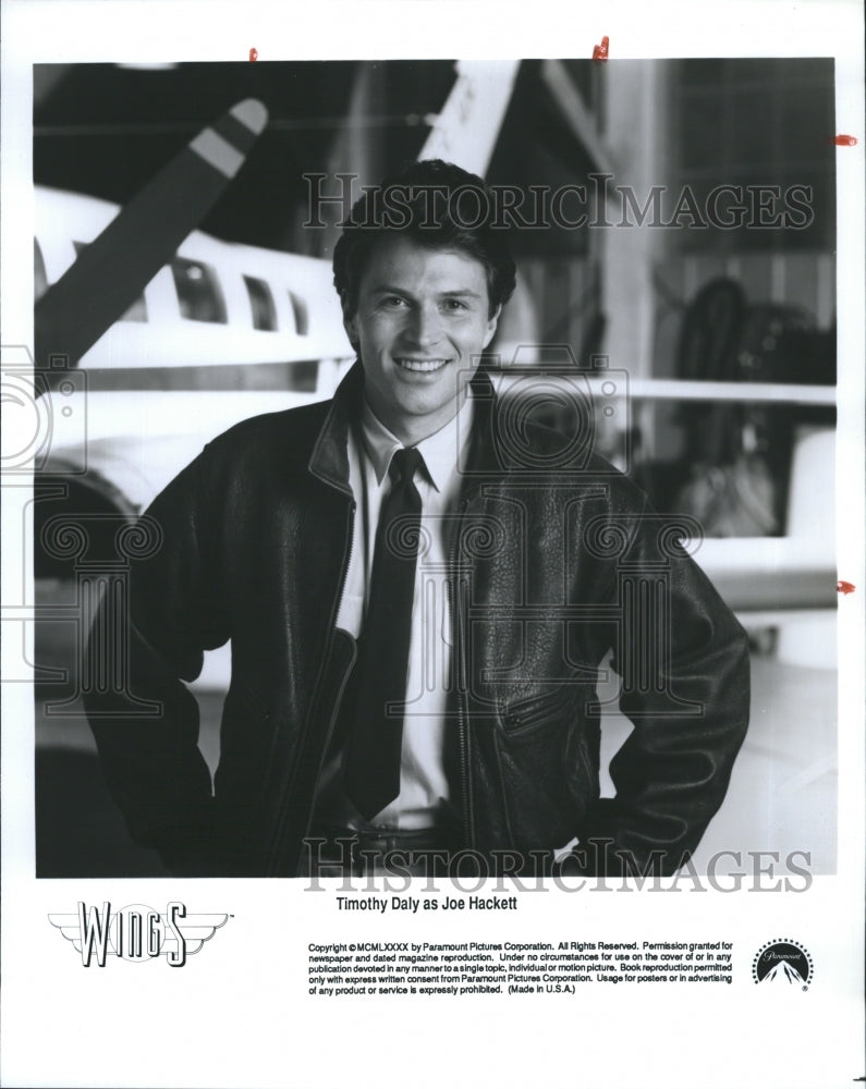 Press Photo Actor Timothy Daly play as Joe Hackett. - Historic Images