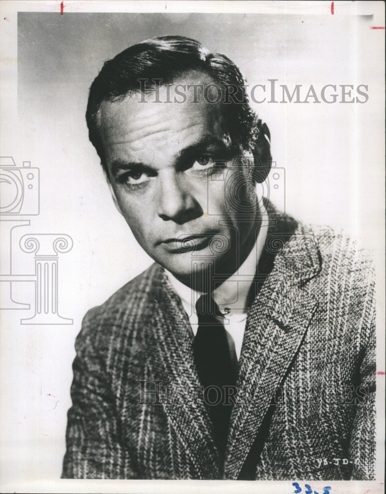 1963 James Daly Television Actor Publicity Photograph - Historic Images