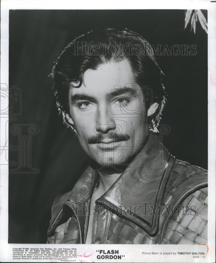 1980 Actor Timothy Dalton Universal City Studios Movie Flash Gordon - Historic Images