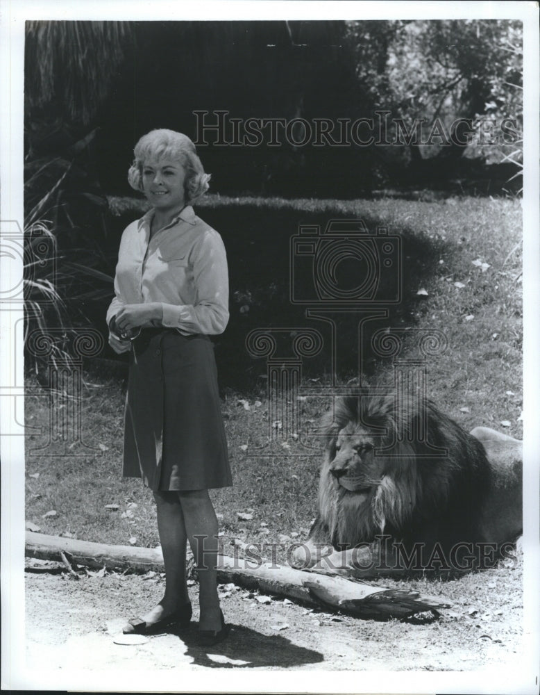 Press Photo Joan Anderson stars in &quot;Daktari&quot; - Historic Images