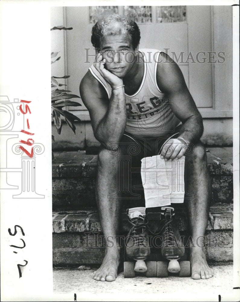 1979 Michael White 2 traffic tickes for roller skating - Historic Images