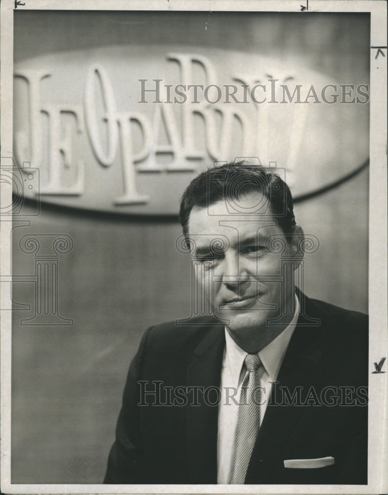 1993 Press Photo Art Fleming on Jeopardy NBC Crystal River - Historic Images