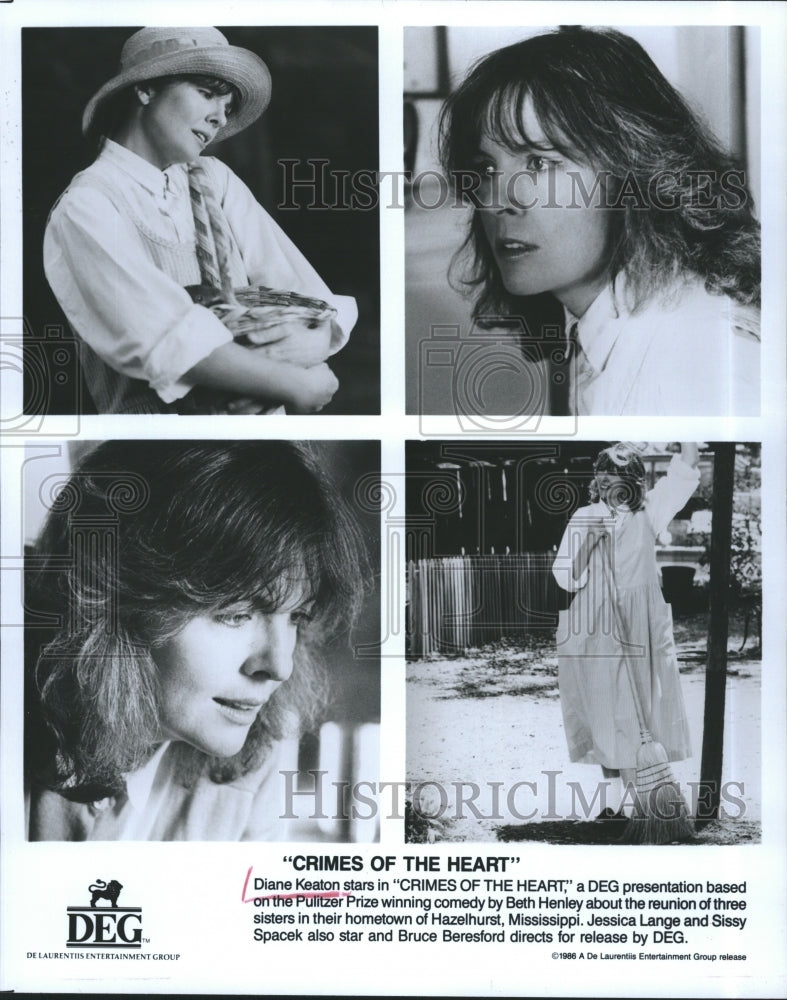 1986 Diane Keaton Stars In Crimes Of The Heart - Historic Images