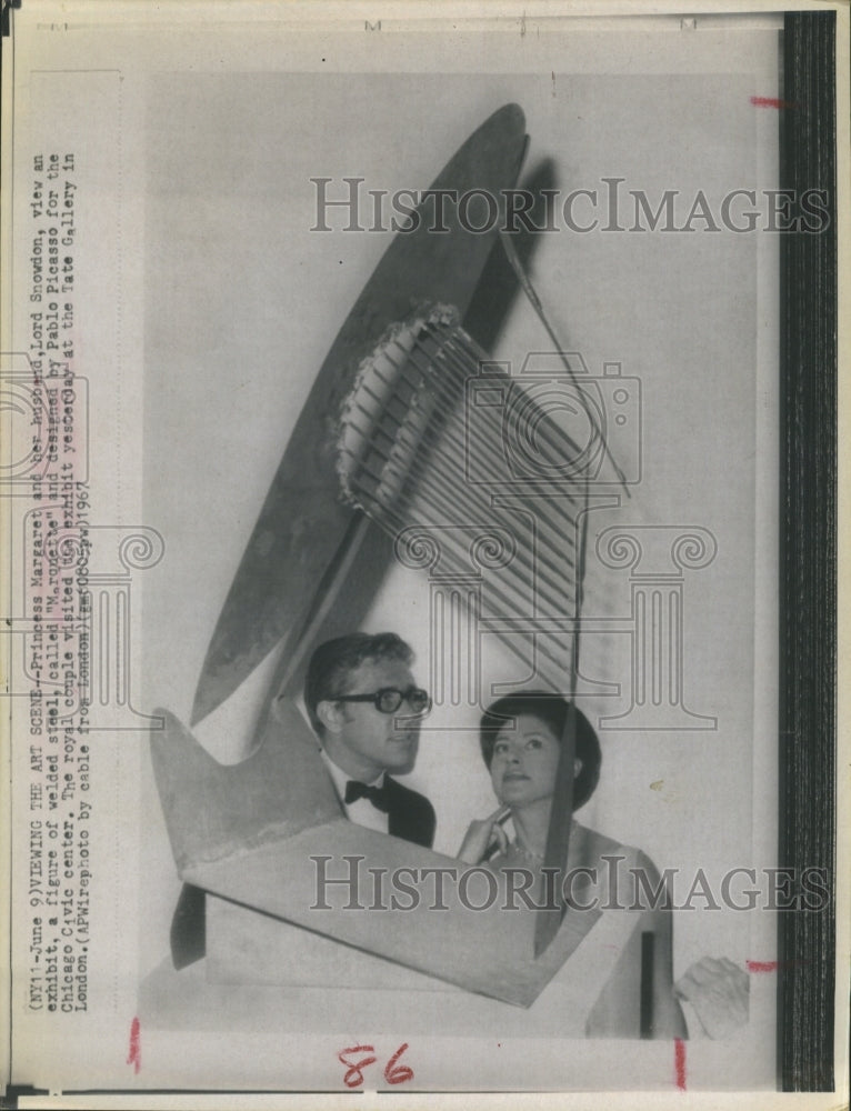 1967 Princess Margaret & husband Lord Snowdon - Historic Images