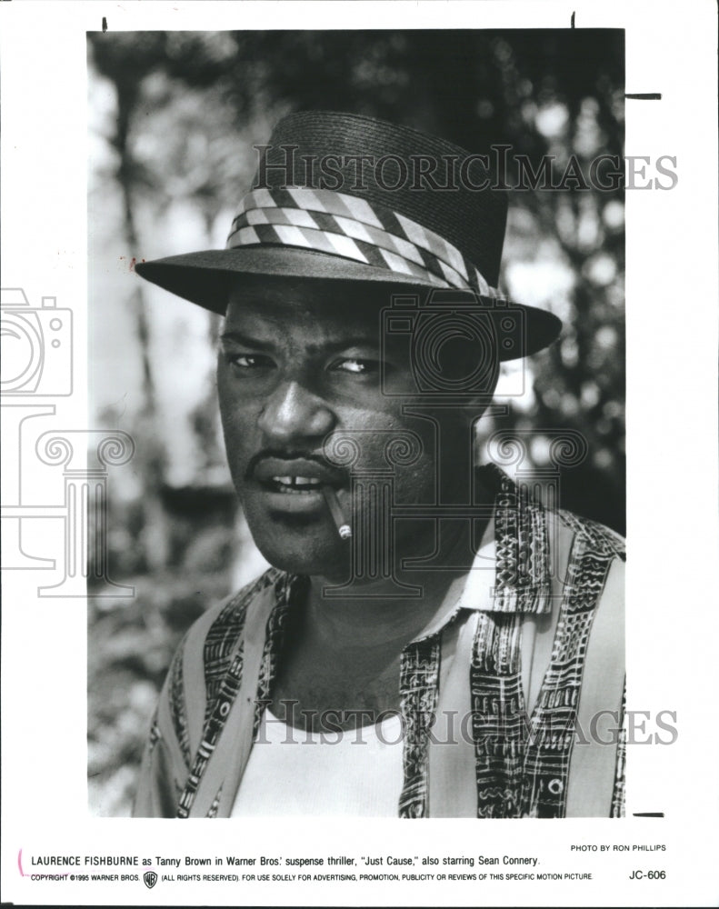 1995 Press Photo Actor Laurence Fishburne in &quot;Just Cause&quot; - Historic Images