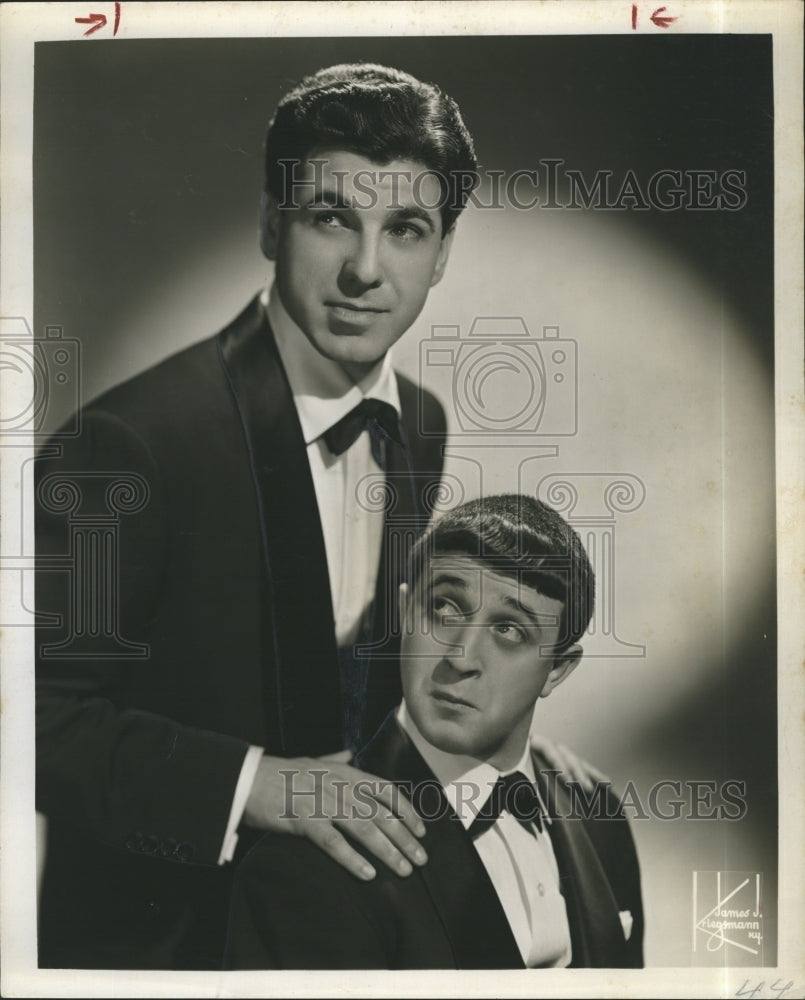 Press Photo Comedian pair Fisher and Marks - Historic Images