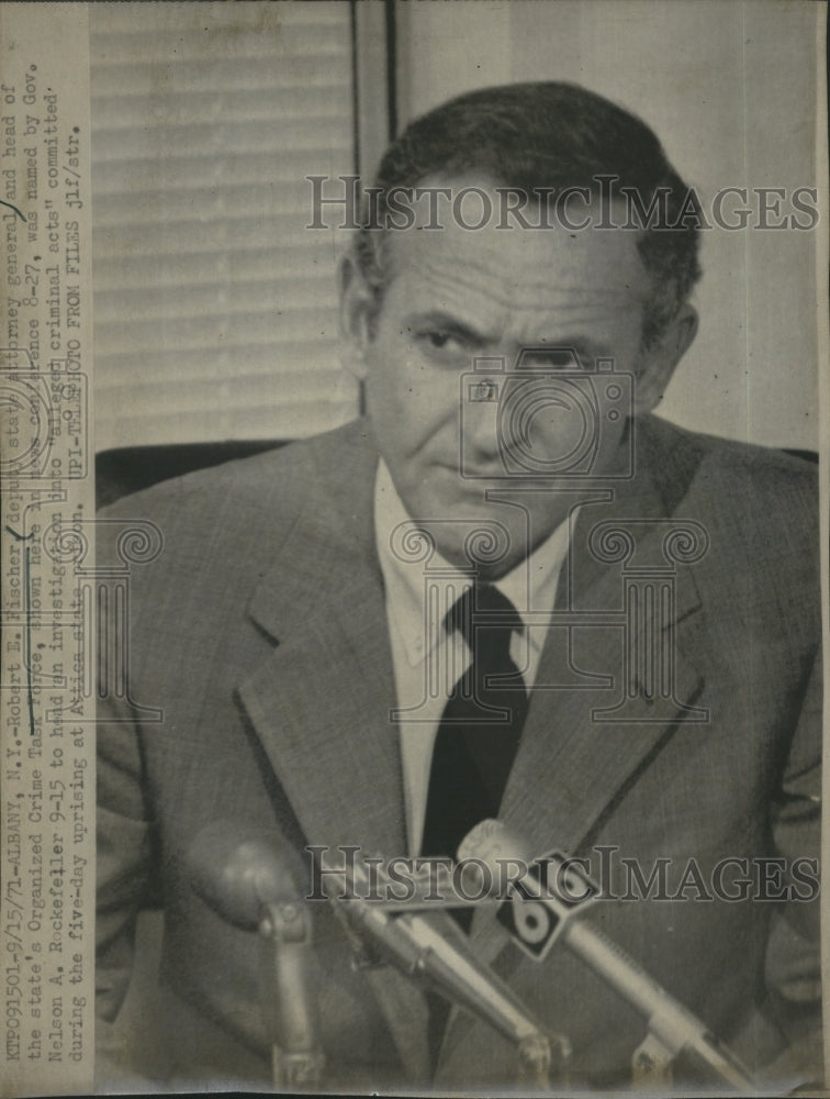 1971 Robert E Fischer Deputy State Attorney General Of New York - Historic Images