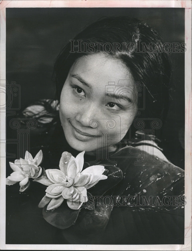 1967 Tina Chen Portrays Vietnamese Villager - Historic Images