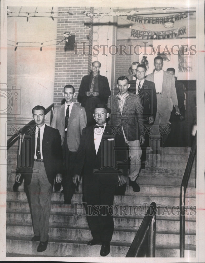 1957 Jury Clearwarter Courthouse Criminal Maurice Chavigny - Historic Images