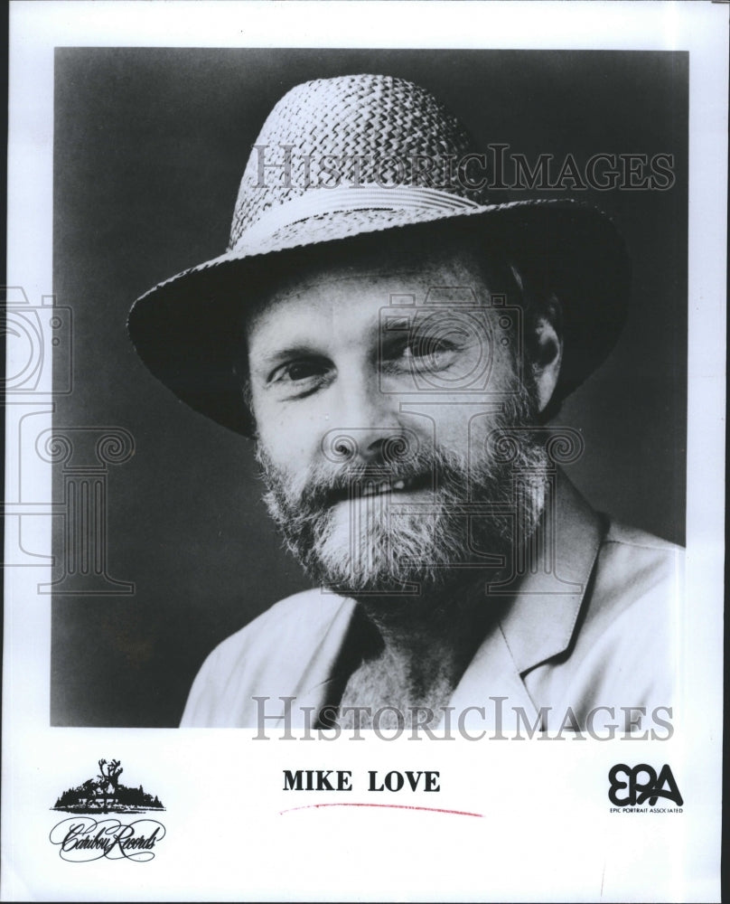 Press Photo Rock musician Mike Love of the Beach Boys - Historic Images