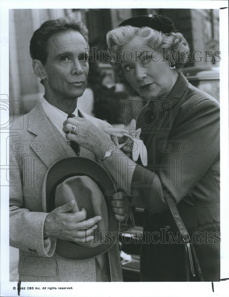 1992 Joel Grey Actor Marion Ross Actress Brooklyn Bridge TV Series - Historic Images