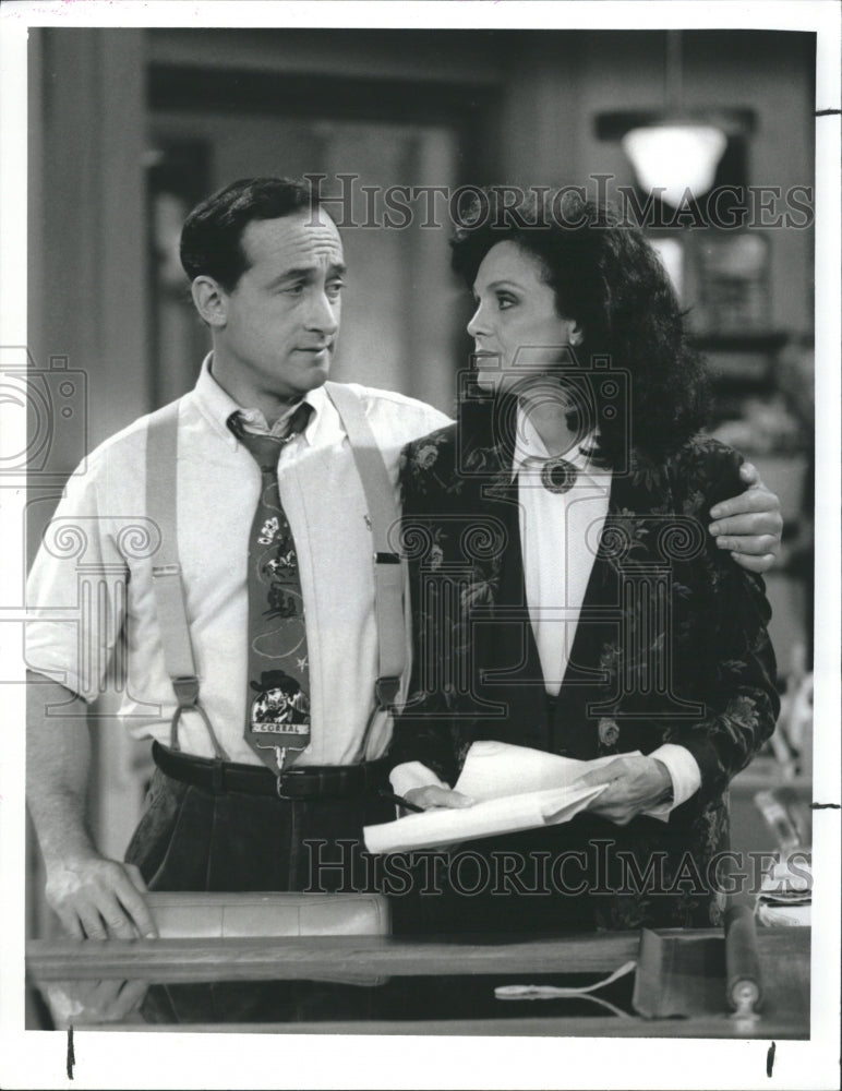 1990 Press Photo Todd Sussman, Valerie Harper in &quot;City&quot; - Historic Images