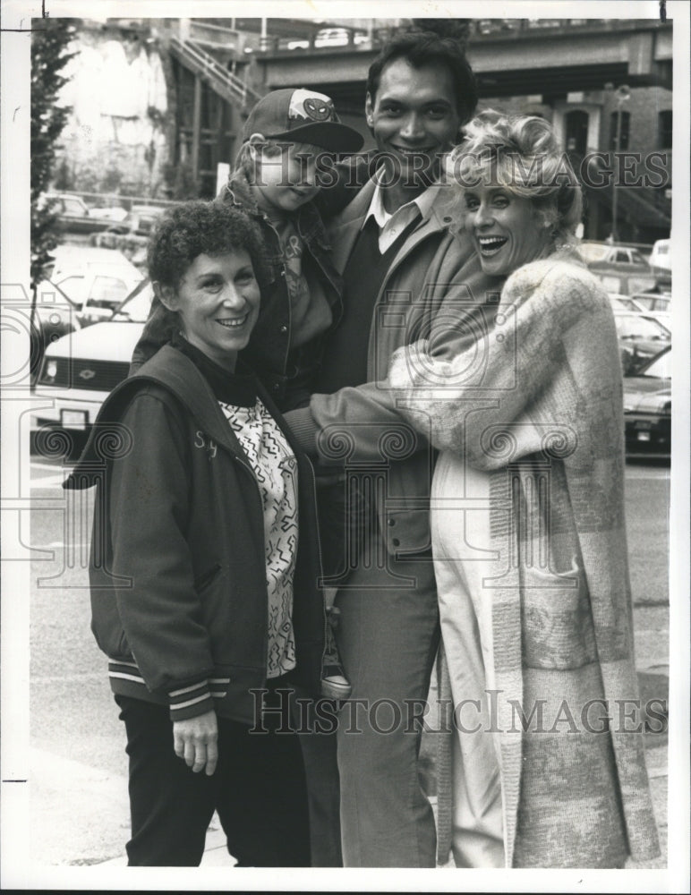 1987 Press Photo Judith Light Jimmy Smits Rhea Perlman Television Actor - Historic Images