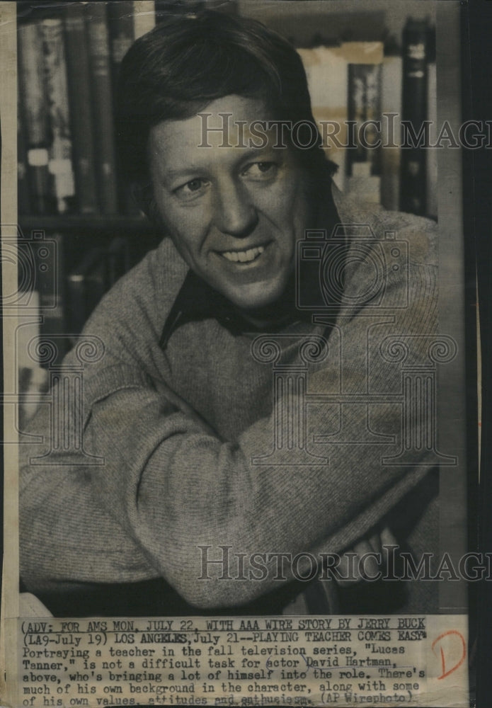 1974 David Hartman Actor Lucas Tanner - Historic Images