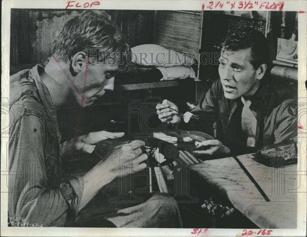 1967 George Segal and James Fox "King Rat" - Historic Images