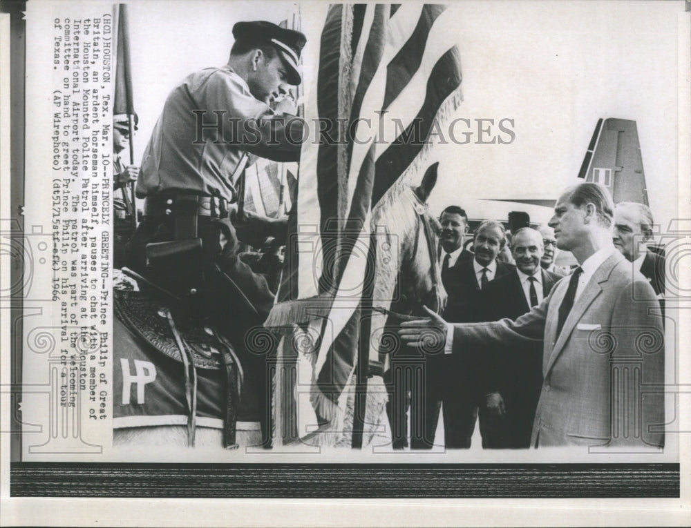 1966 Britain's Prince Phillip in Houston - Historic Images