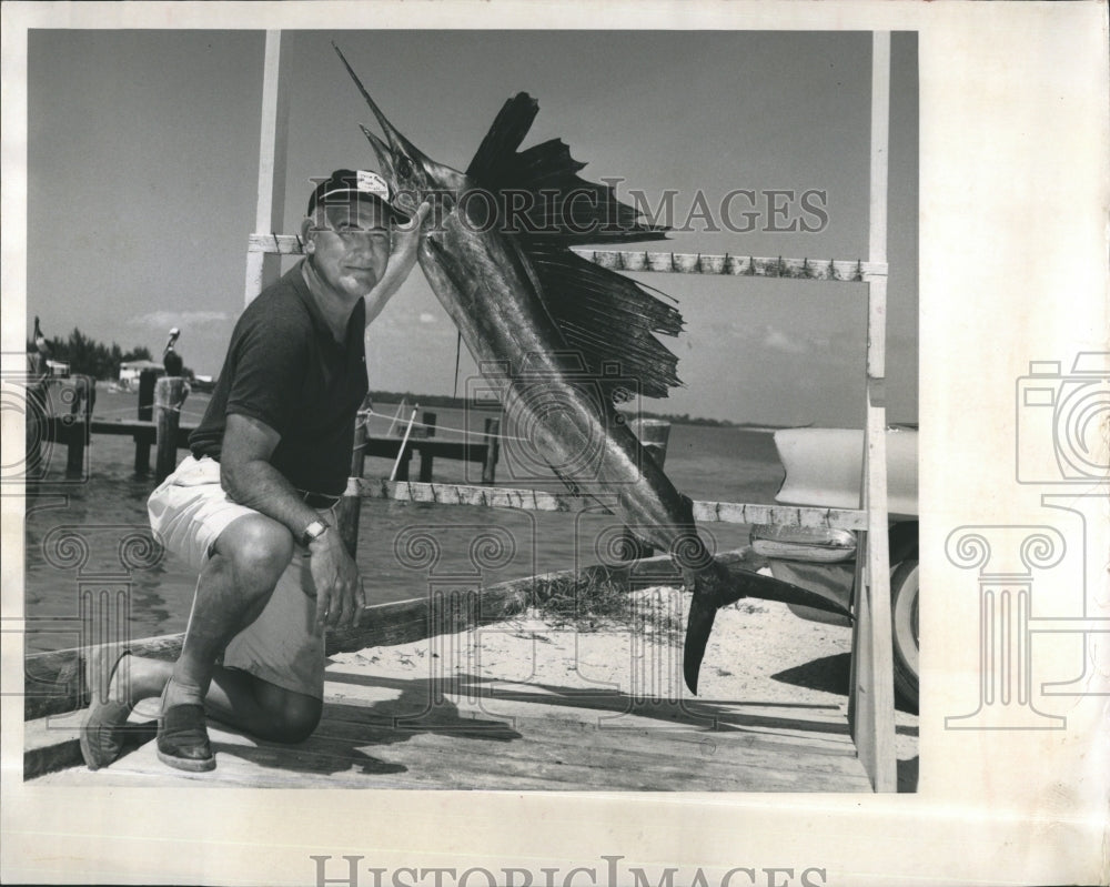 1962 First Sailfish of Spring. - Historic Images