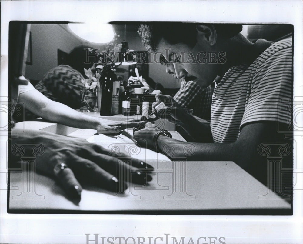 1984 Richard Biaz, Fingernail Transplanter - Historic Images