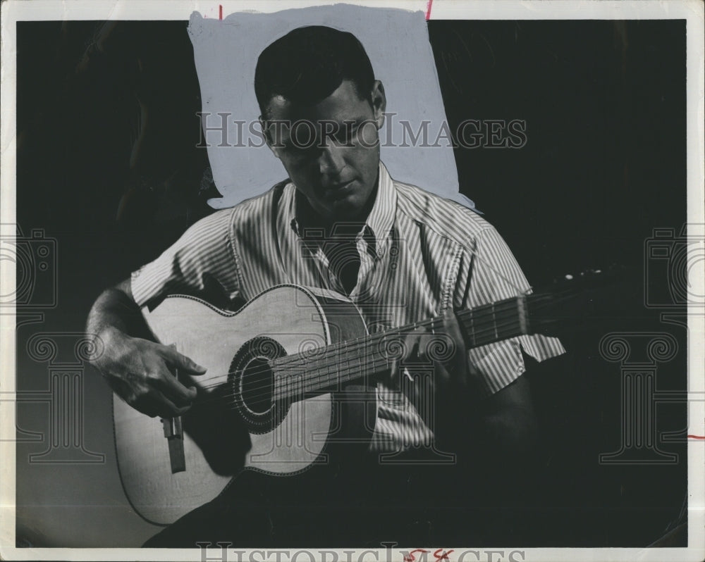 1965 Clay Hart Folk Singer Torch Room Venue - Historic Images