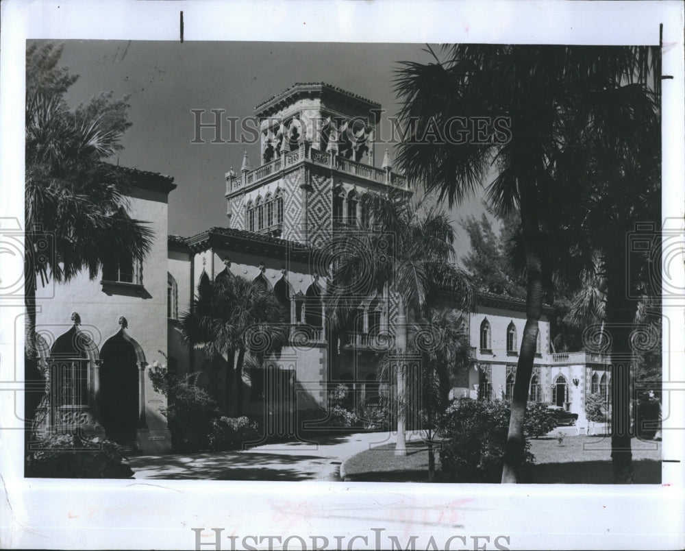 1969 The Ringling mansion in Sarasota Florida - Historic Images