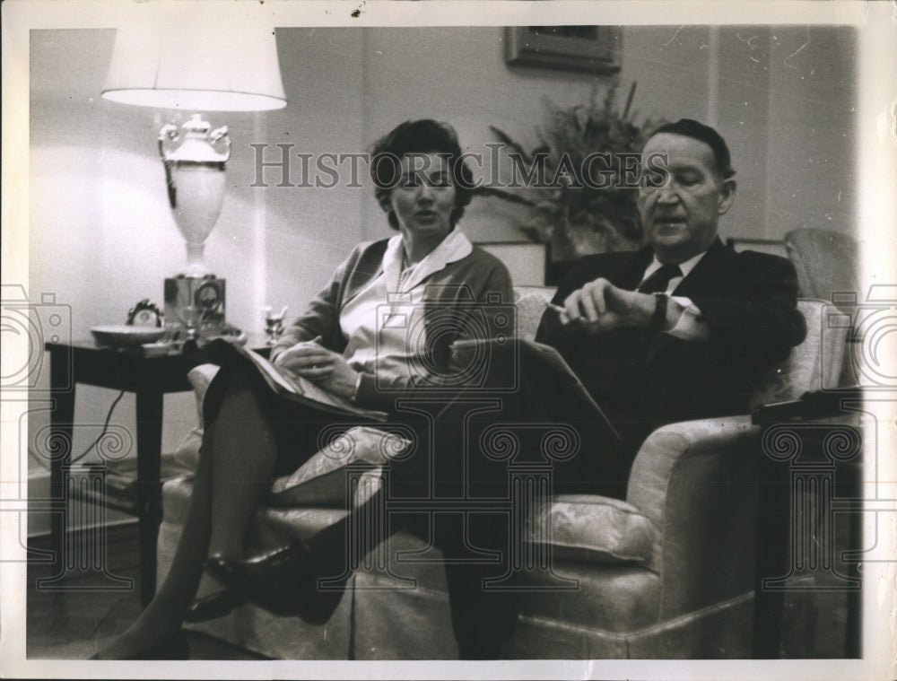 1961 U. S. Ambassador Llewellyn Thompson and his wife. - Historic Images