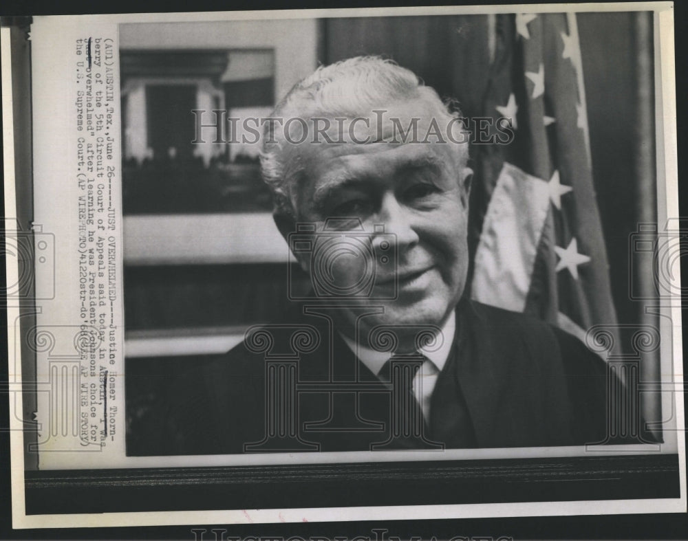 1968 Justice Homer Thornberry of the 5th Circuit Court - Historic Images