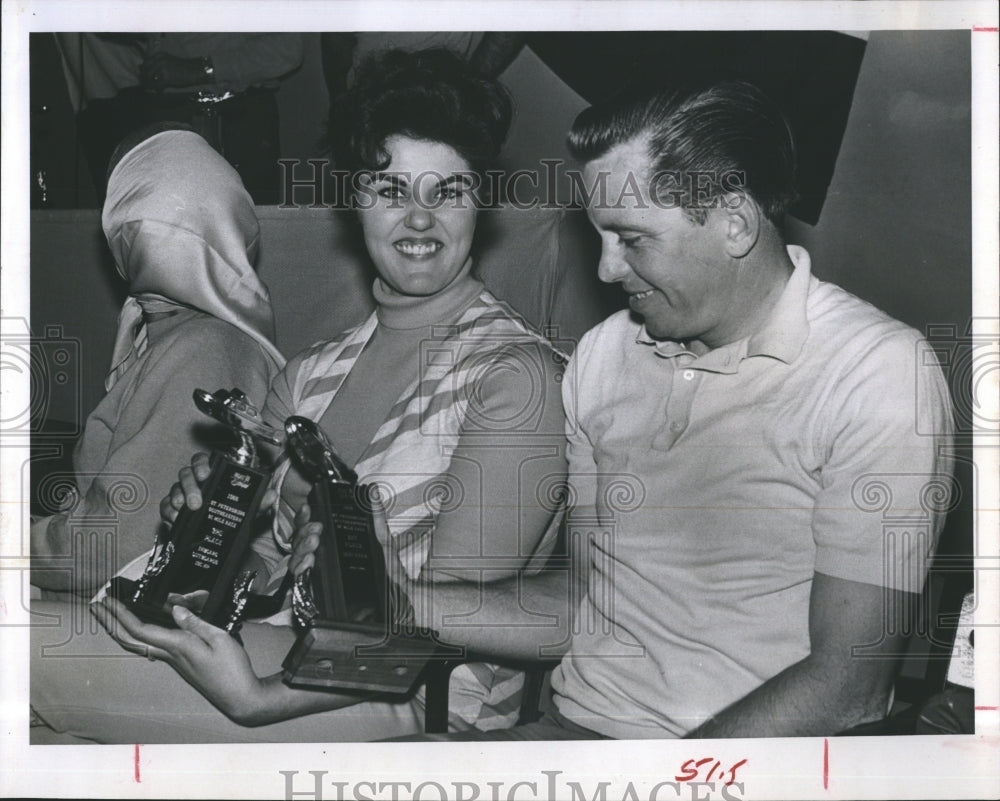 1966 Boat Racing Family of Gene White &amp; Wife Phyllis - Historic Images