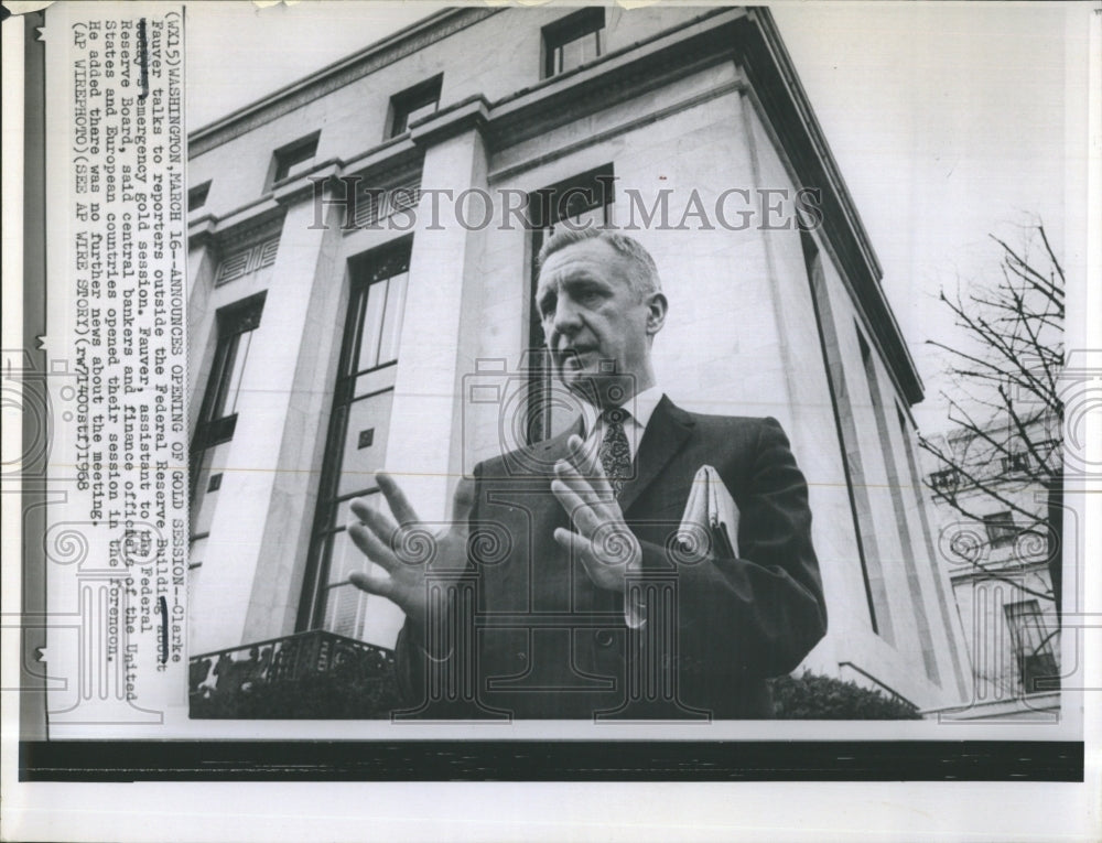 1968 Clarke Fauver Banker Federal Reserve Building - Historic Images