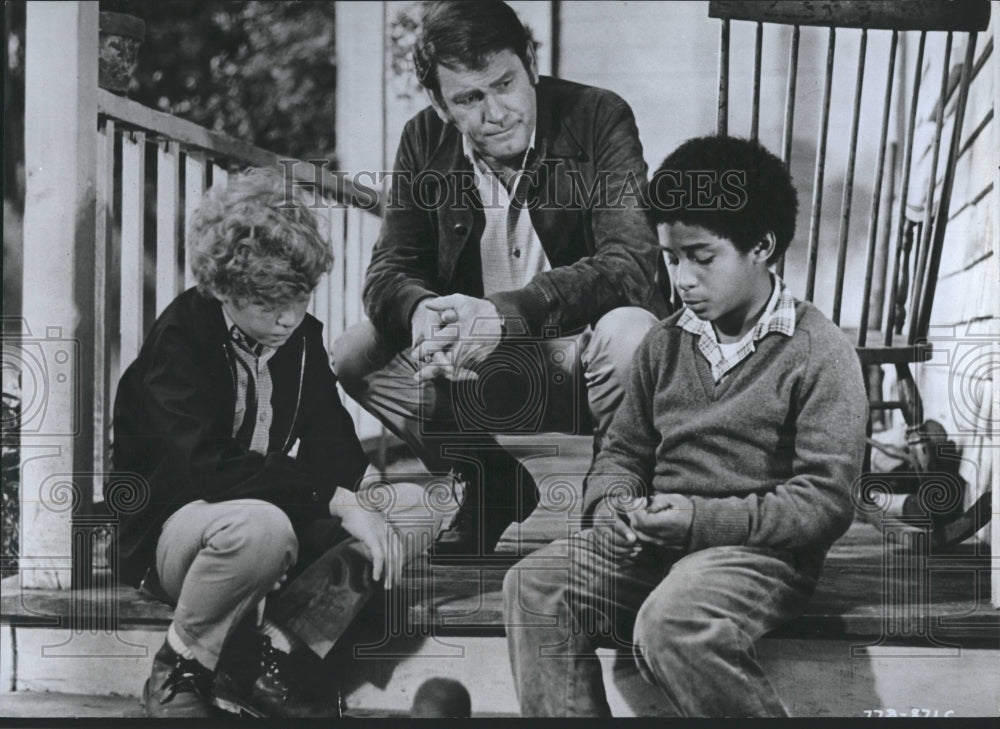 1972 Actor Johnny Whitaker & George Spell & Earl Holliman - Historic Images