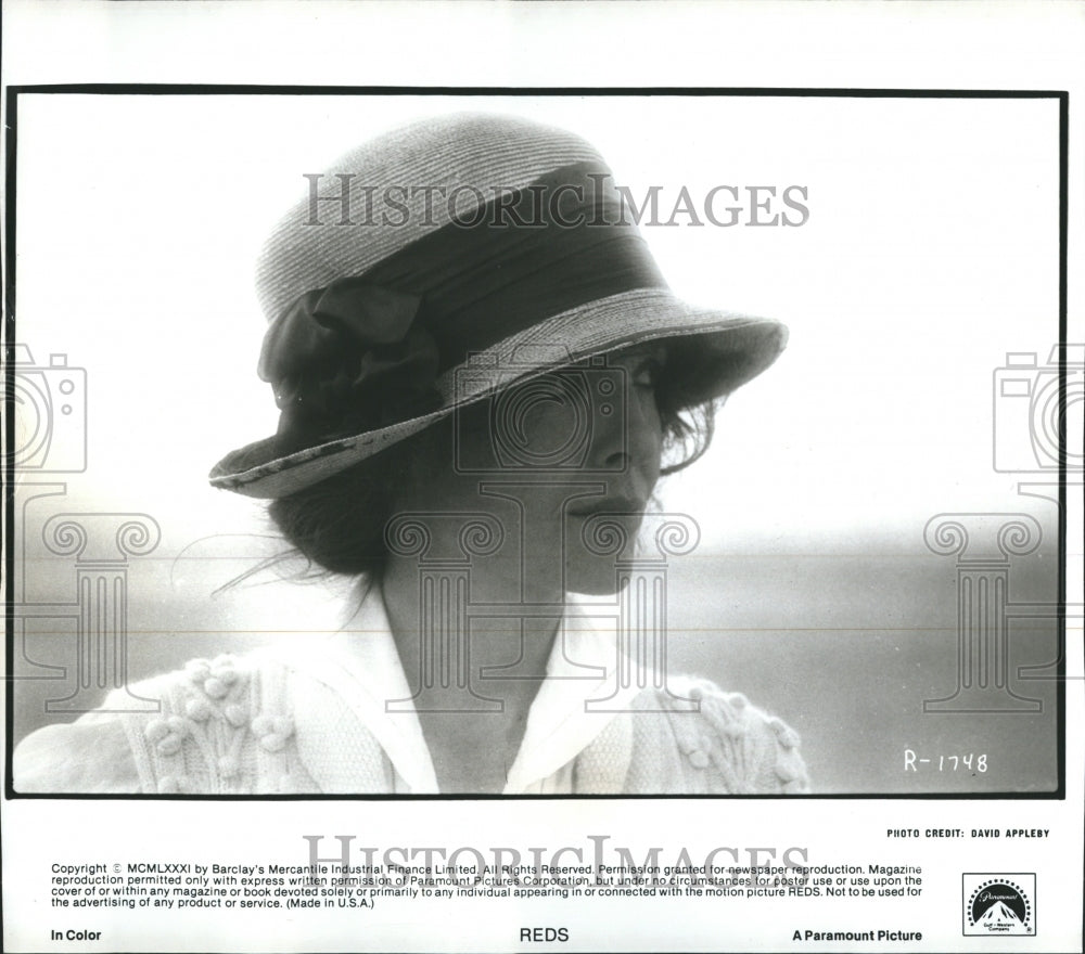 Press Photo Diane Keaton Reds FIlm Television Actress - Historic Images