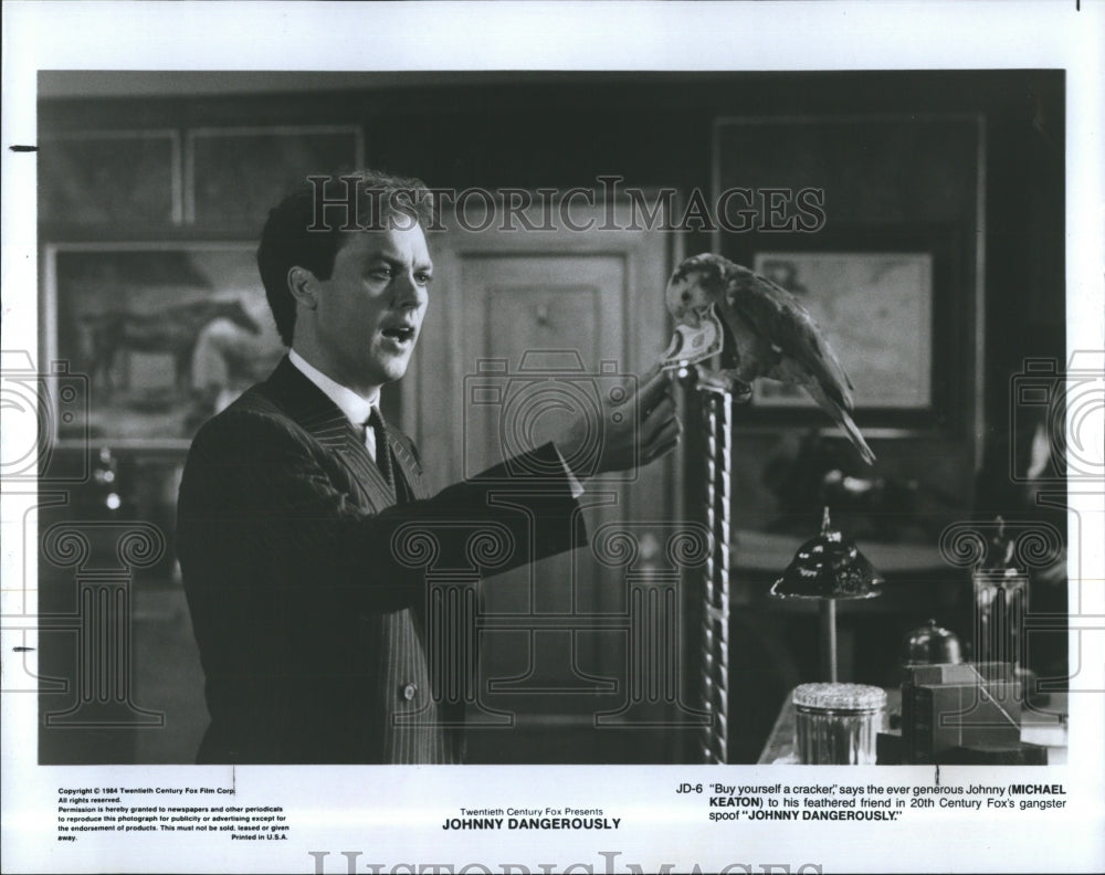 1984 Michael Keaton in "Johnny Dangerously" - Historic Images