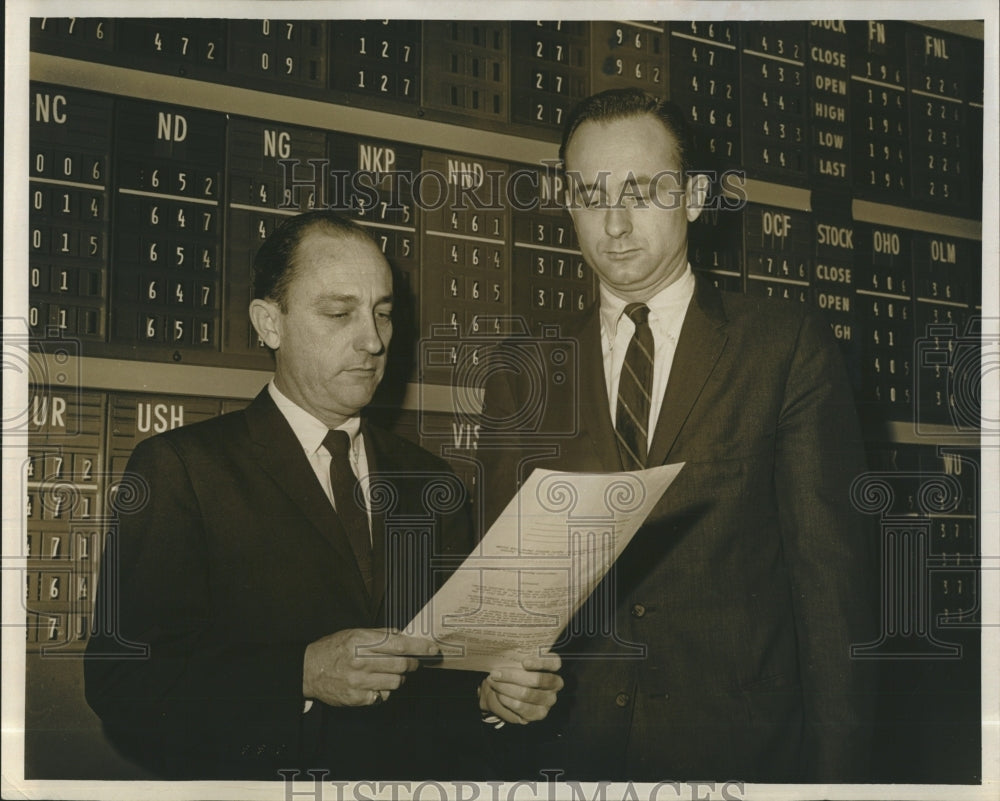 Press Photo Robert R Wheeler & Howard D Hamilton Goodbidy & Co. - Historic Images