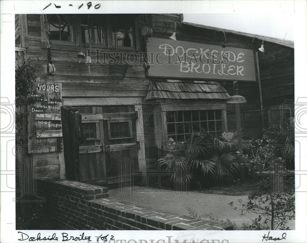 1984 The Dockside Broiler restaurant in Florida - Historic Images