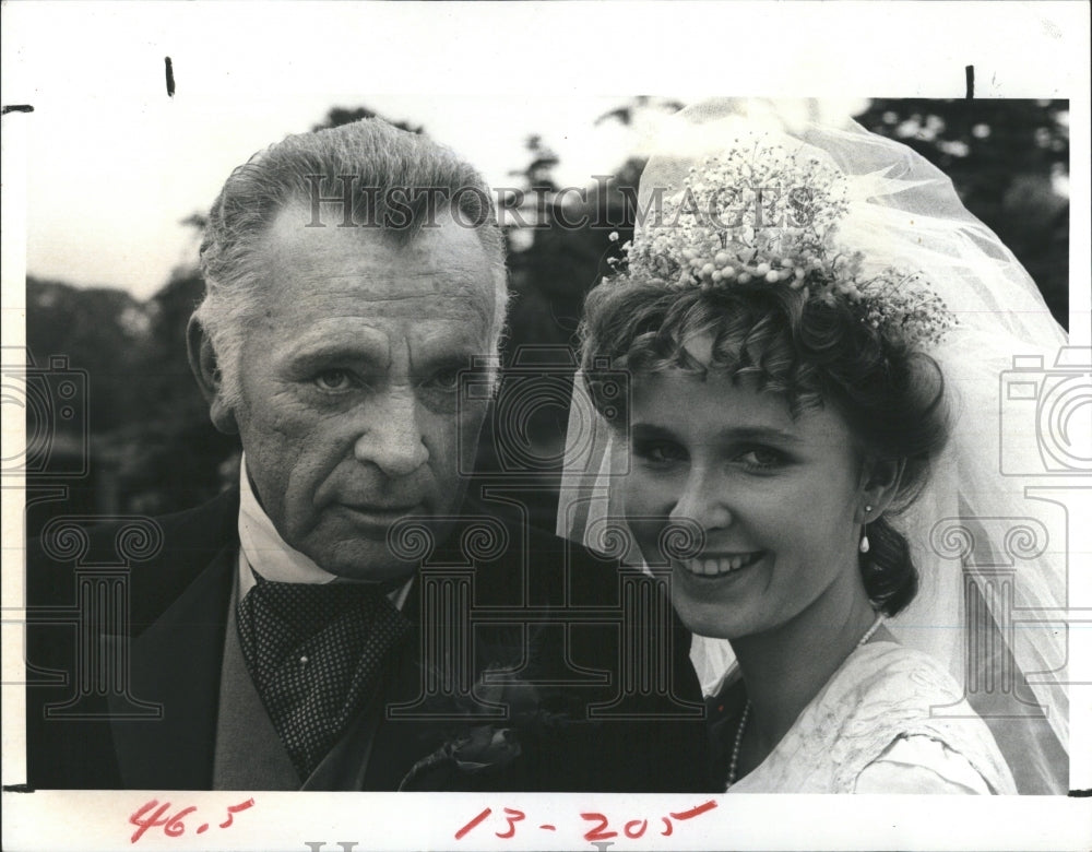 1984 Richard Burton & Kate Burton in "Ellis Island" - Historic Images