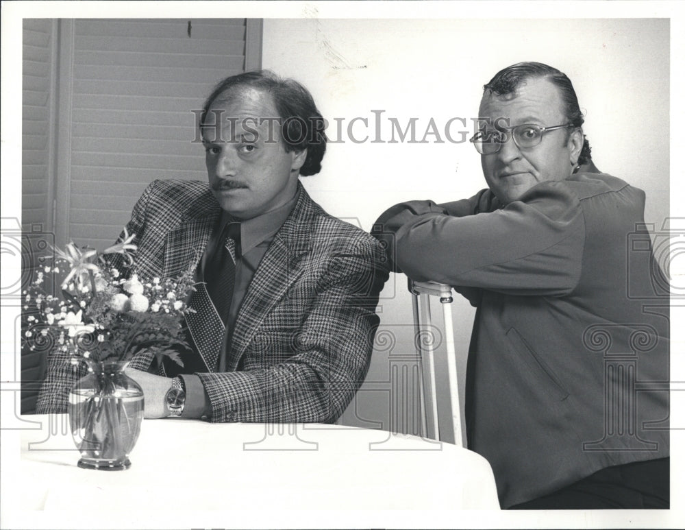 1987 Press Photo Dennis Franz(L) - Historic Images