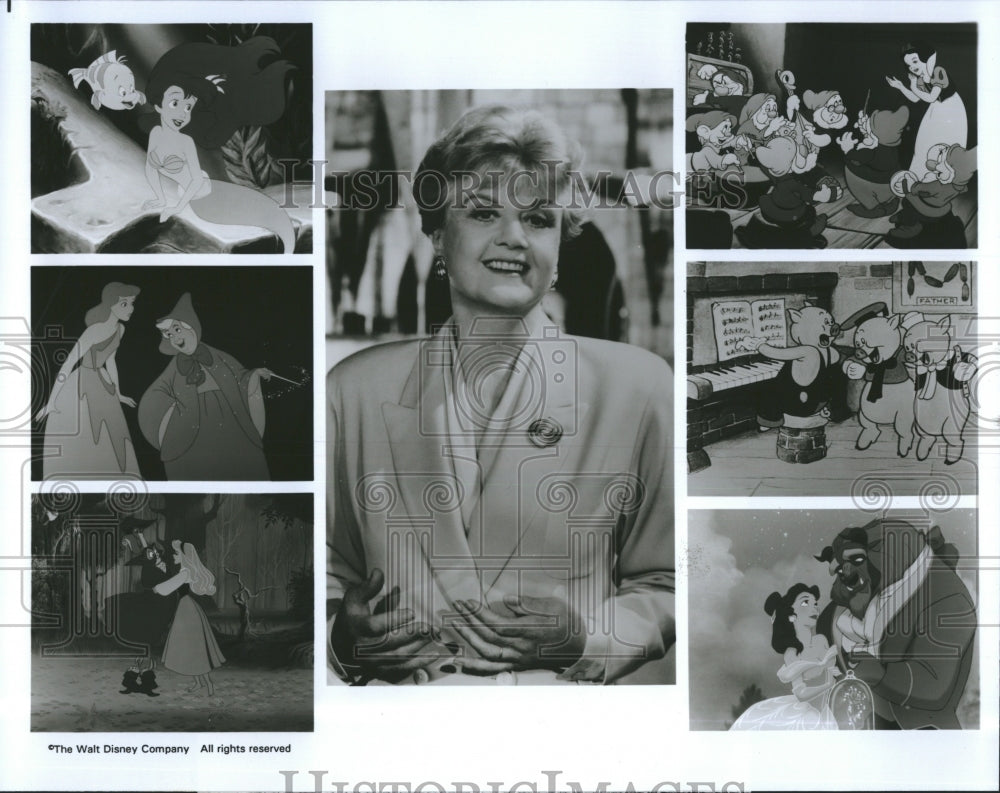 1993 Singer r Angela Lansbury in The Best of Disney Music. - Historic Images