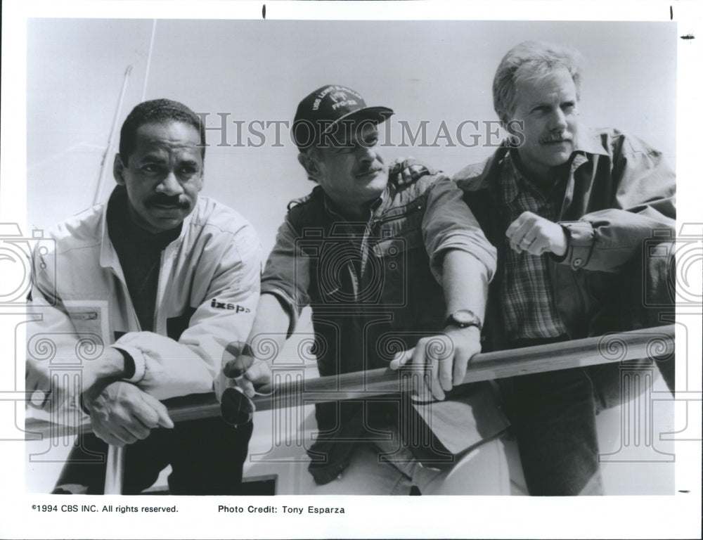 1995 "Simon and Simon' Tim Reid,Gerald Mcraney Jameson Parker - Historic Images